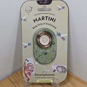 MVMT Martini Ring Grip & Kickstand - Green and Gold NWT